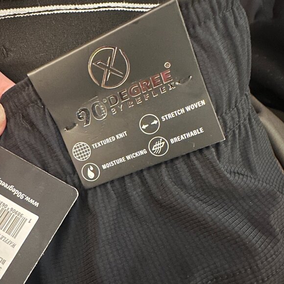 Men's Black 90 Degree by Reflex Shorts Size X Large New - Picture 3 of 6